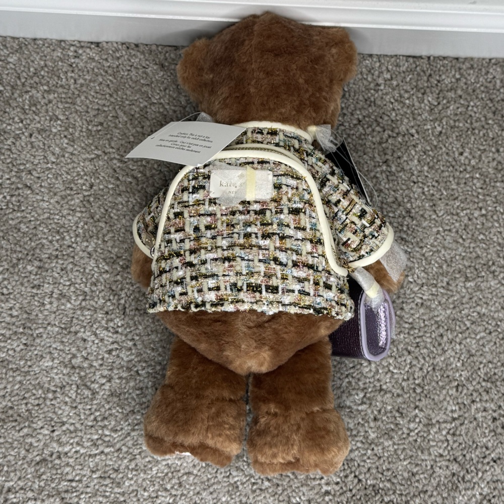 NWT Kate Spade Oh What Fun 3D Katey Teddy Bear Crossbody Holiday Edition 2024 - Picture 11 of 12